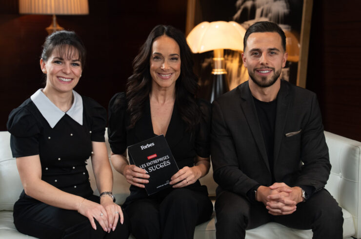 Laure et Grégory sur le plateau Forbes — Les Entreprises à Succès